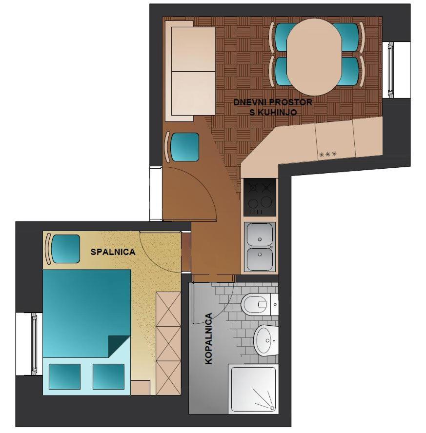 Apartamento Blue Piran Exterior foto